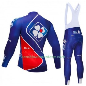 Combinaison Cycliste M/L + Collant à Bretelles 2018 FDJ N002